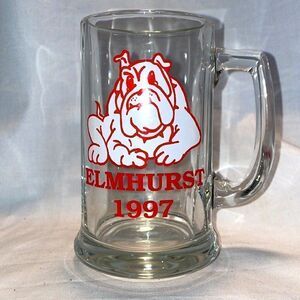 Elmhurst 1997 glass mug 